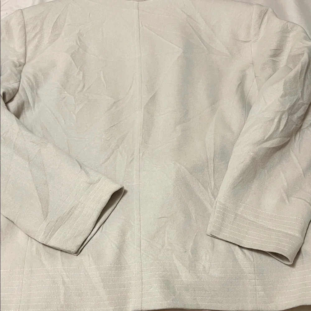 TONI PLUS COLLECTION BLAZER OPEN FRONT JACKET WITH A HIGH COLLAR - Picture 5 of 6